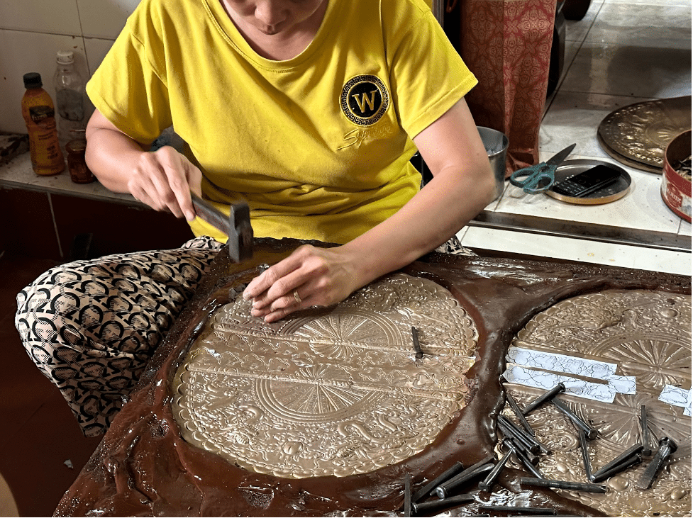 Dong Xam Silver Carving Village Thai Binh Hung Yen Province